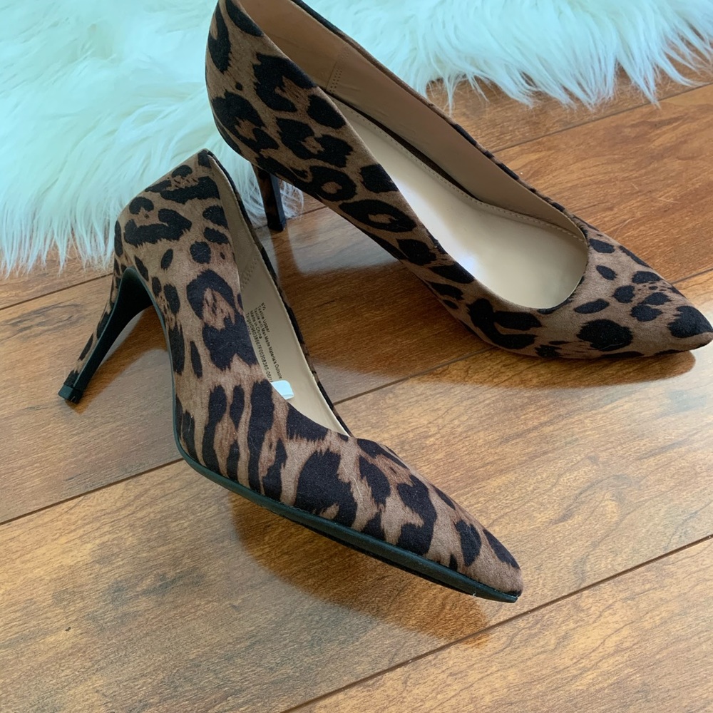 NWT | a new day | Gemma Leopard High Heel Pumps-Size 9 1/2